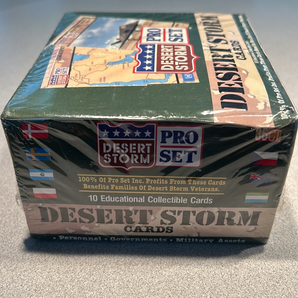 Two Sets of Sealed Desert Storm Pro Set and Topps Trading and Educational Cards - Picture 6 of 8
